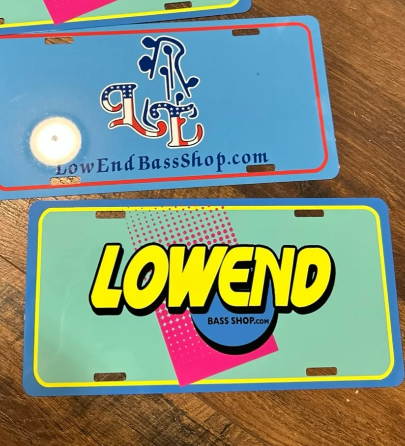 LowEnd License Plates