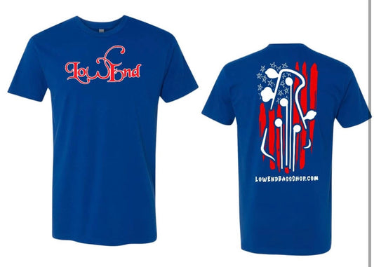 LowEnd Flag Shirt 2024 bass headstock